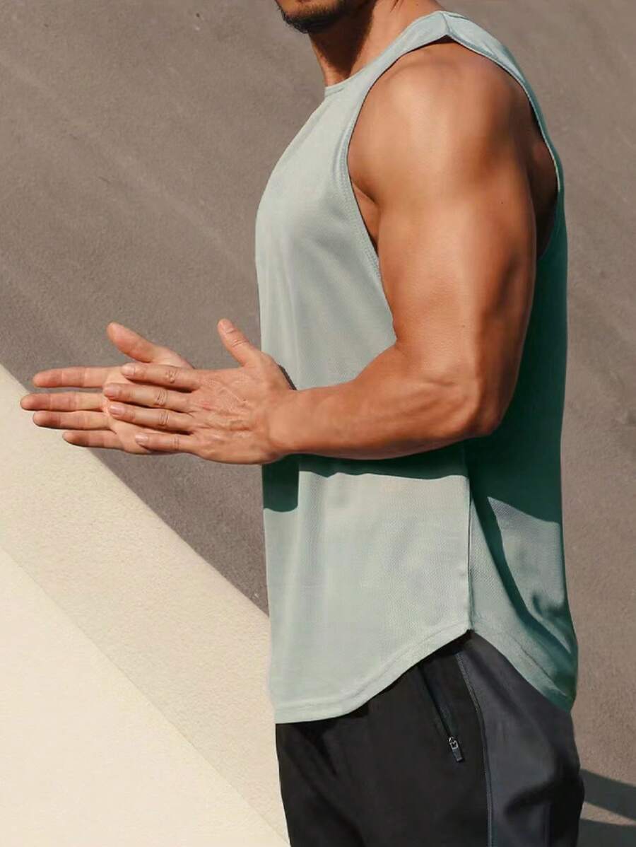 Franela sin Mangas de Hombre color Gris /Quick-Dry