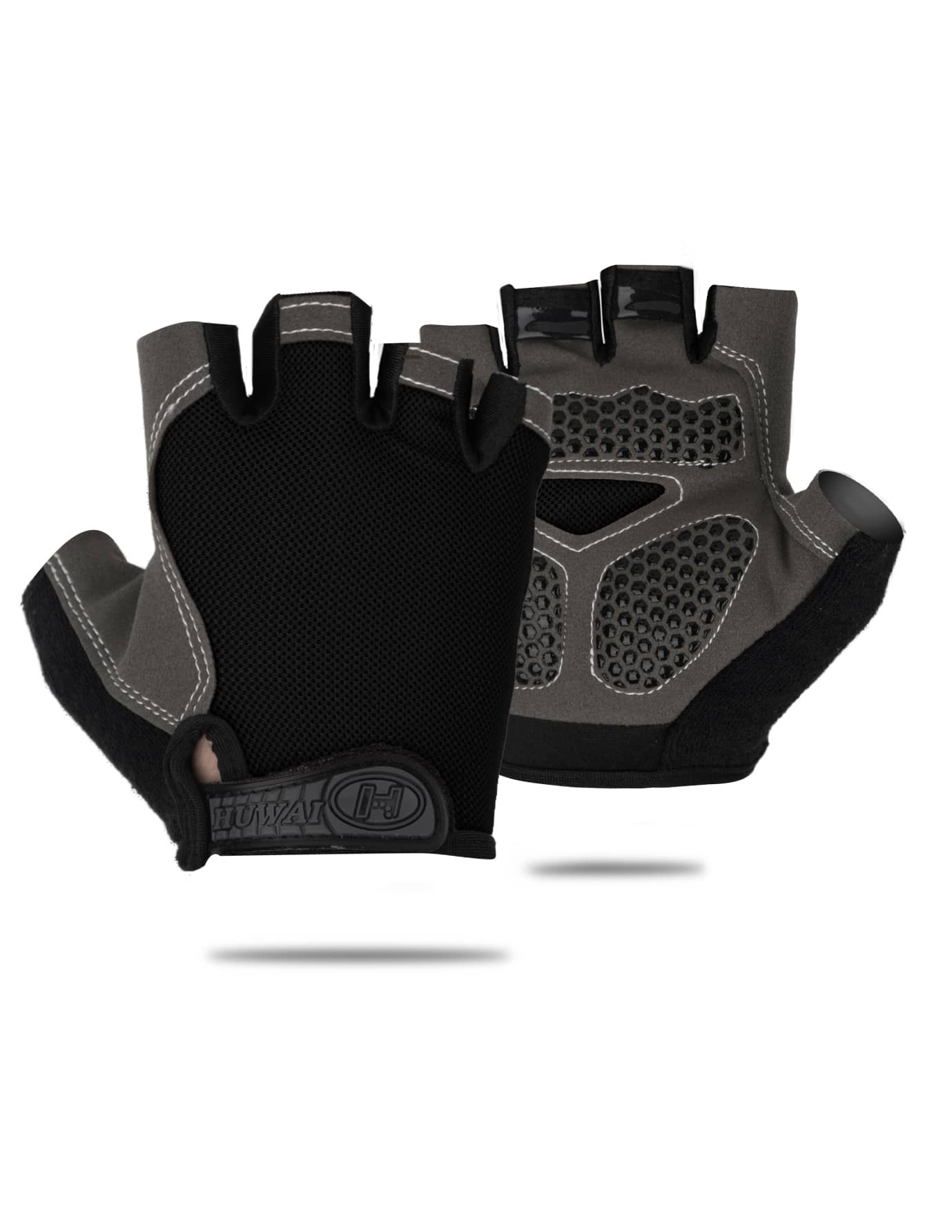 Guante de Unisex color Negro /Detalles en Gris