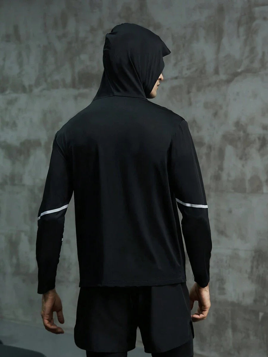 Chaqueta de Hombre color Negro /Con Capucha