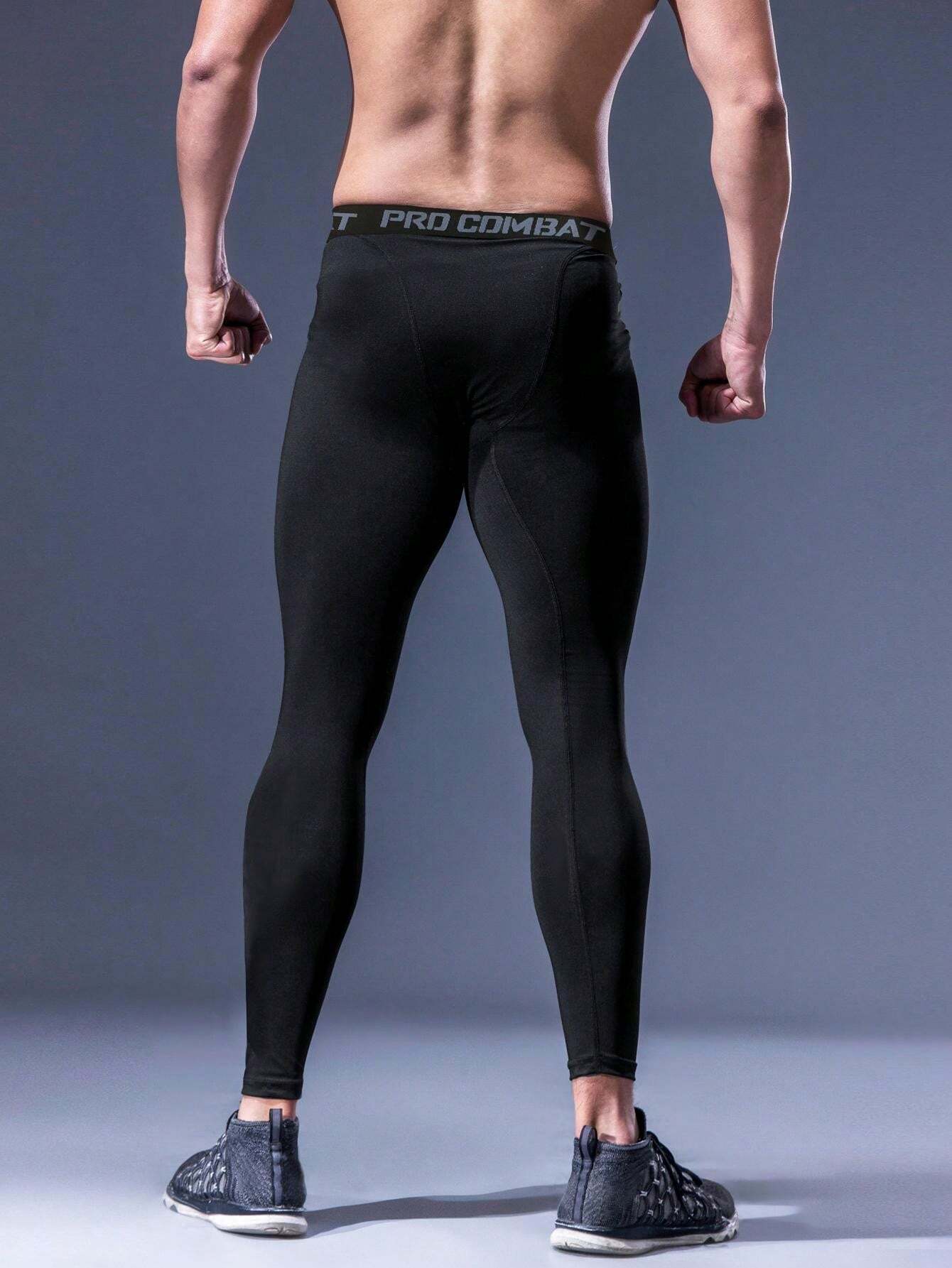 Licra Deportiva de Hombre color Negro /Liso, pro combat