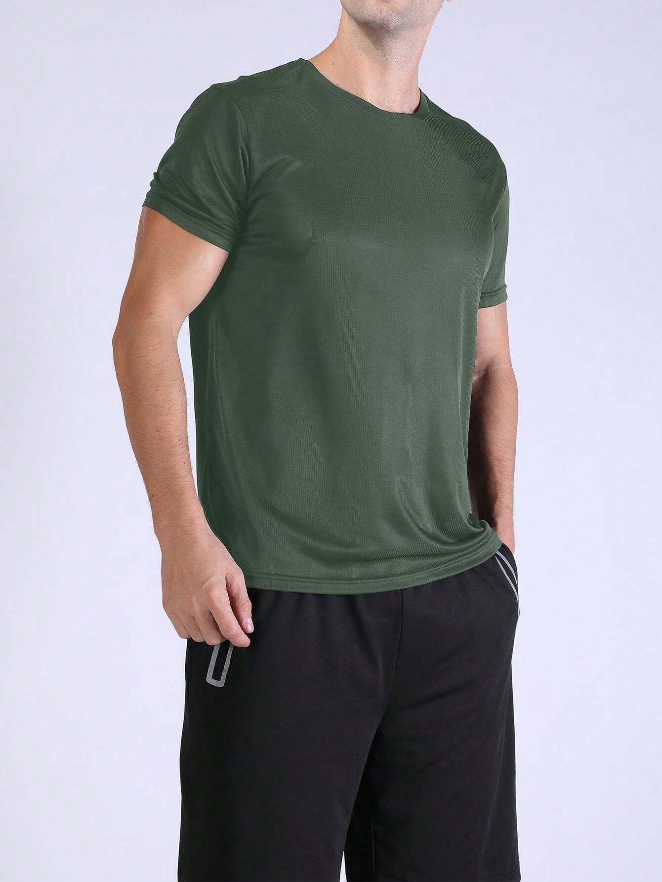 Franela Manga Corta de Hombre color Verde /Dri-Fit