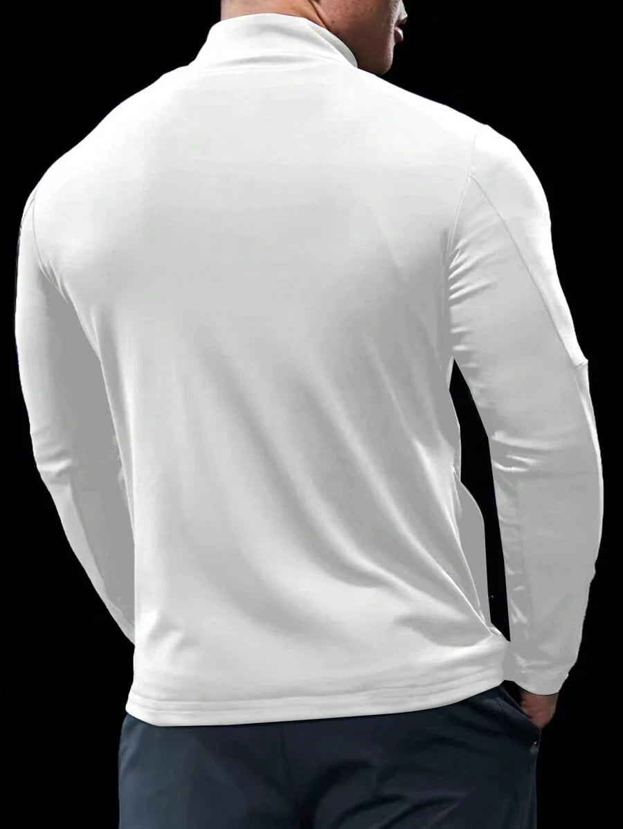 Chaqueta de Hombre color Blanco /Casual, Cierre Negro