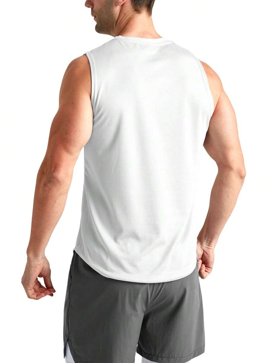 Franela sin Mangas de Hombre color Blanco /Dri-Fit