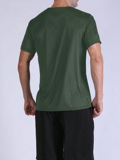 Franela Manga Corta de Hombre color Verde /Dri-Fit