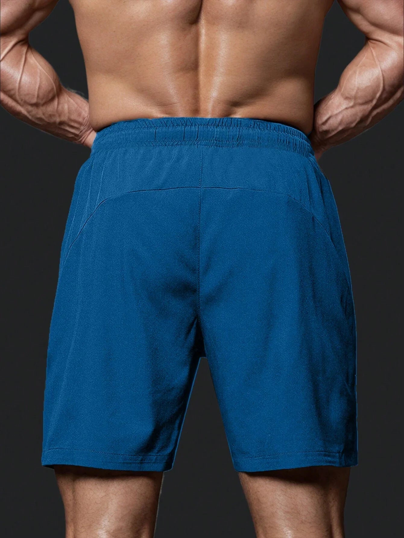 QYK-917 Basic Blue Men Tennis Shorts | SHEIN USA