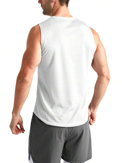 Franela sin Mangas de Hombre color Blanco /Dri-Fit