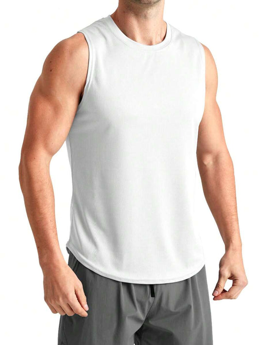 Franela sin Mangas de Hombre color Blanco /Dri-Fit