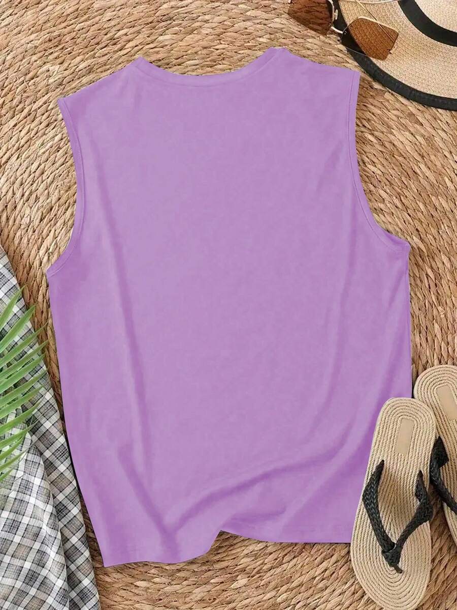 Franela sin Mangas de Mujer color Morado /And She Lifted Heavily Ever After