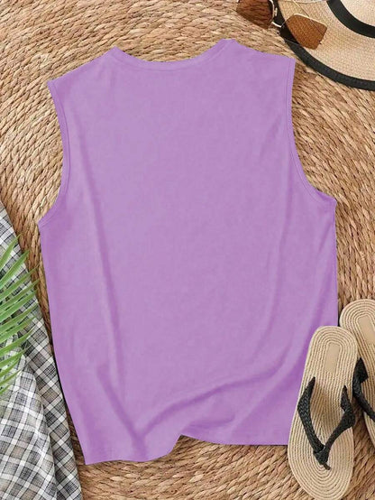 Franela sin Mangas de Mujer color Morado /And She Lifted Heavily Ever After