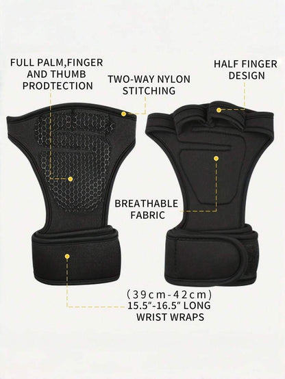 Guante de Unisex color Negro /Abierto